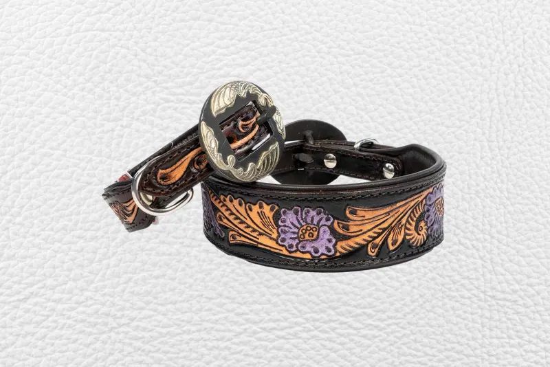 Pet leather collar 11