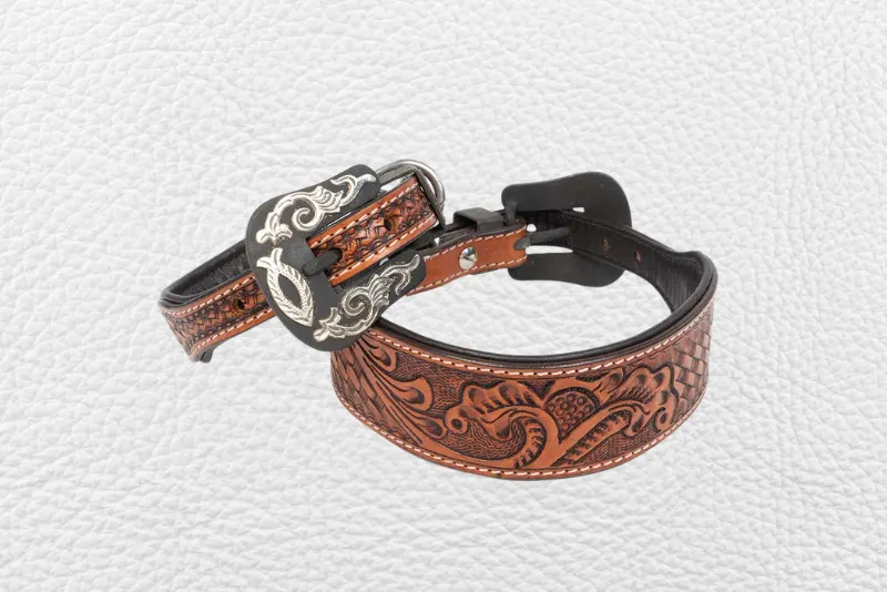 Pet leather collar 15