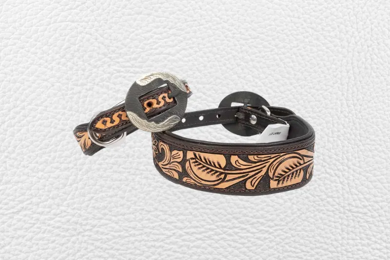 Pet leather collar 16