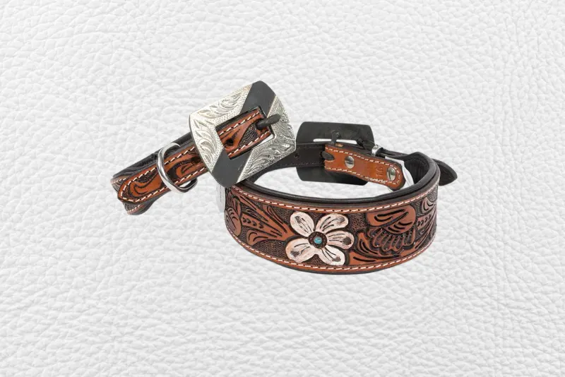 Pet leather collar 19