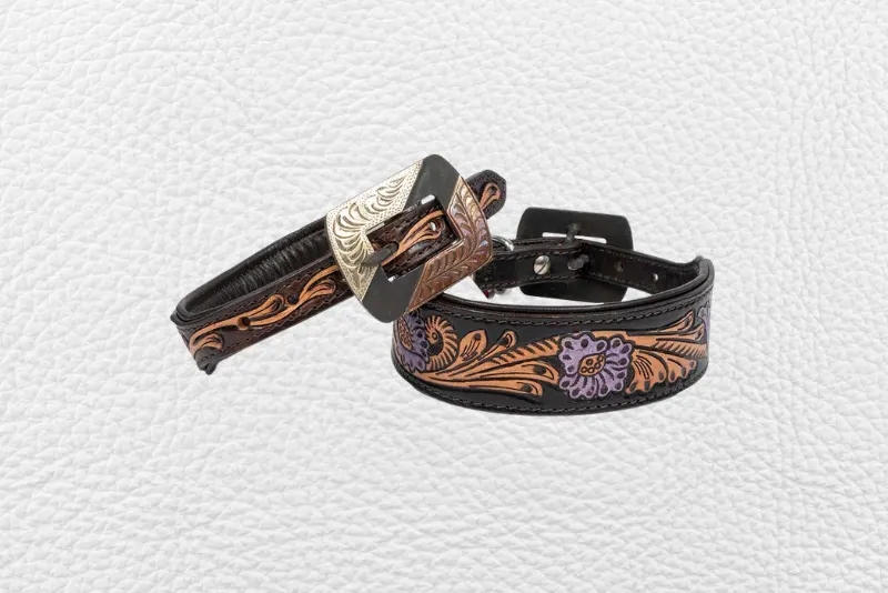 Pet leather collar 21