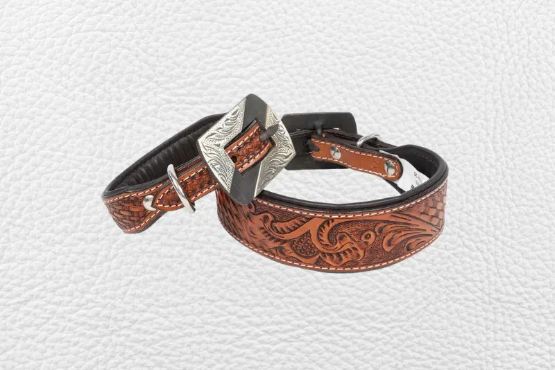 Pet leather collar 4