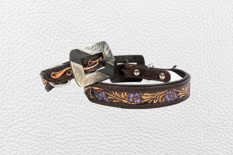 Pet leather collar 5