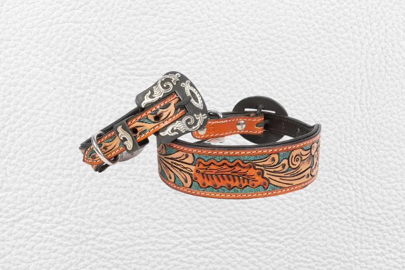 Pet leather collar 9